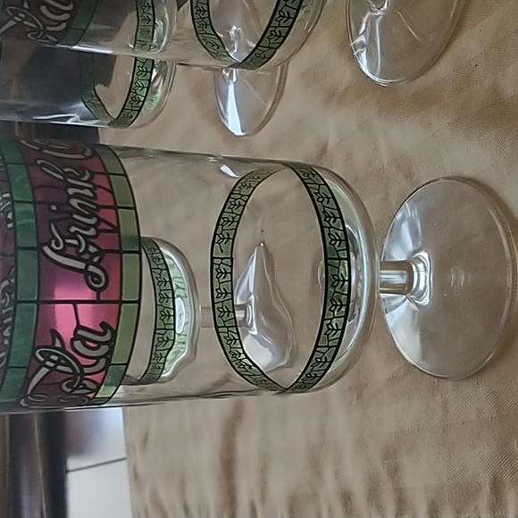 Vintage Coca-Cola glasses - Picture 2 of 3
